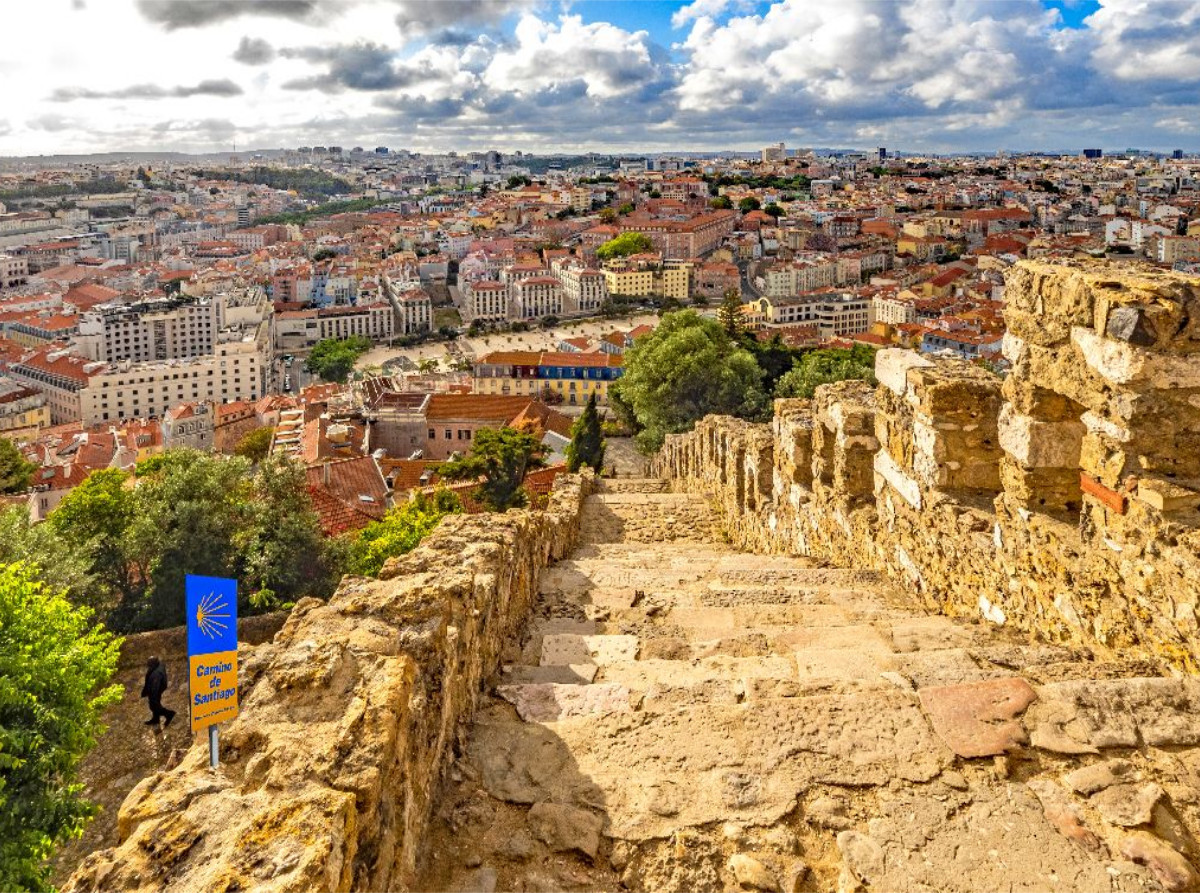 Startpunkt Lissabon - Vom Castelo de São Jorge hinein in das Abenteuer Caminho.