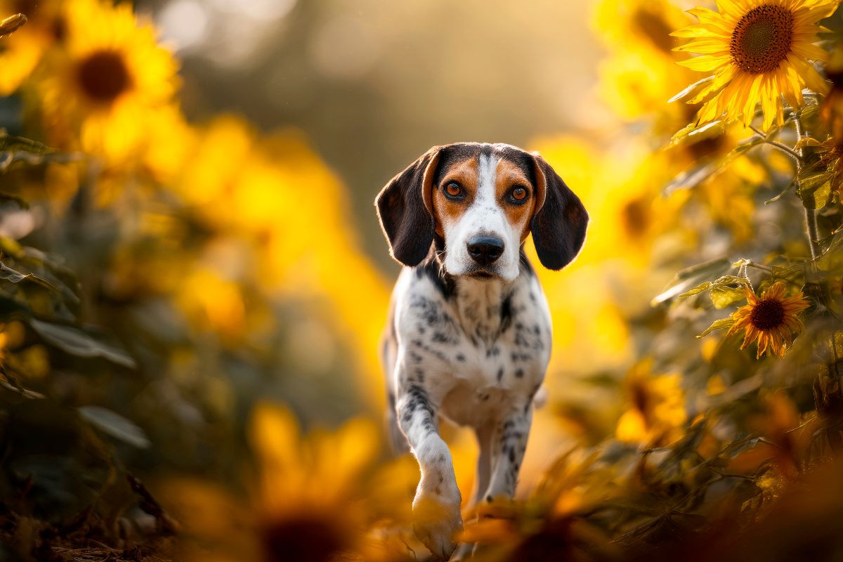 Beagle - Abenteuer im Sonnenblumenfeld