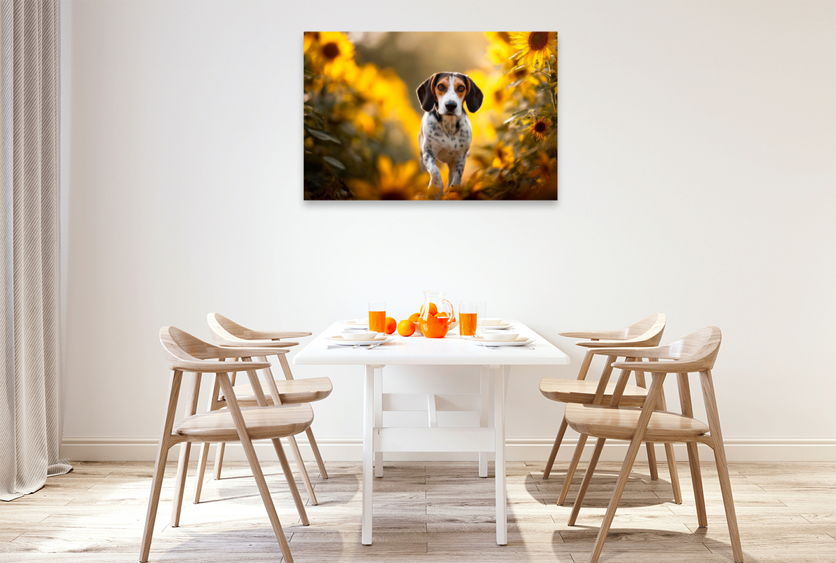 Beagle - Abenteuer im Sonnenblumenfeld