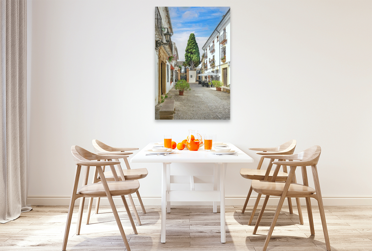 Eine ruhige Seitengasse in Ronda.