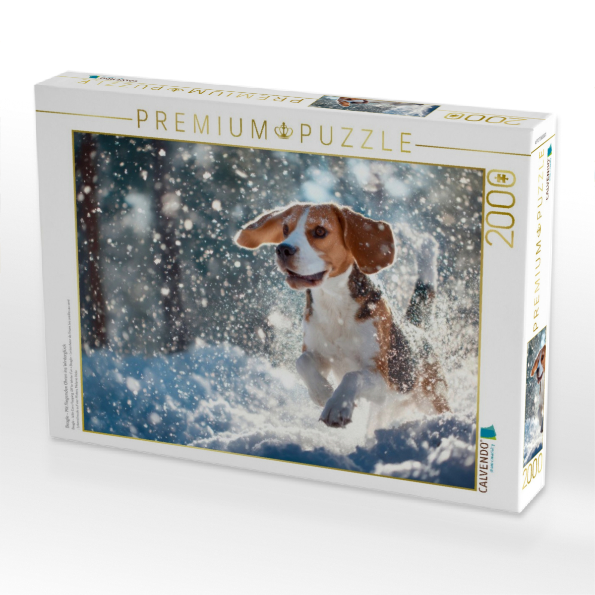 Beagle - Mit fliegenden Ohren ins Winterglück