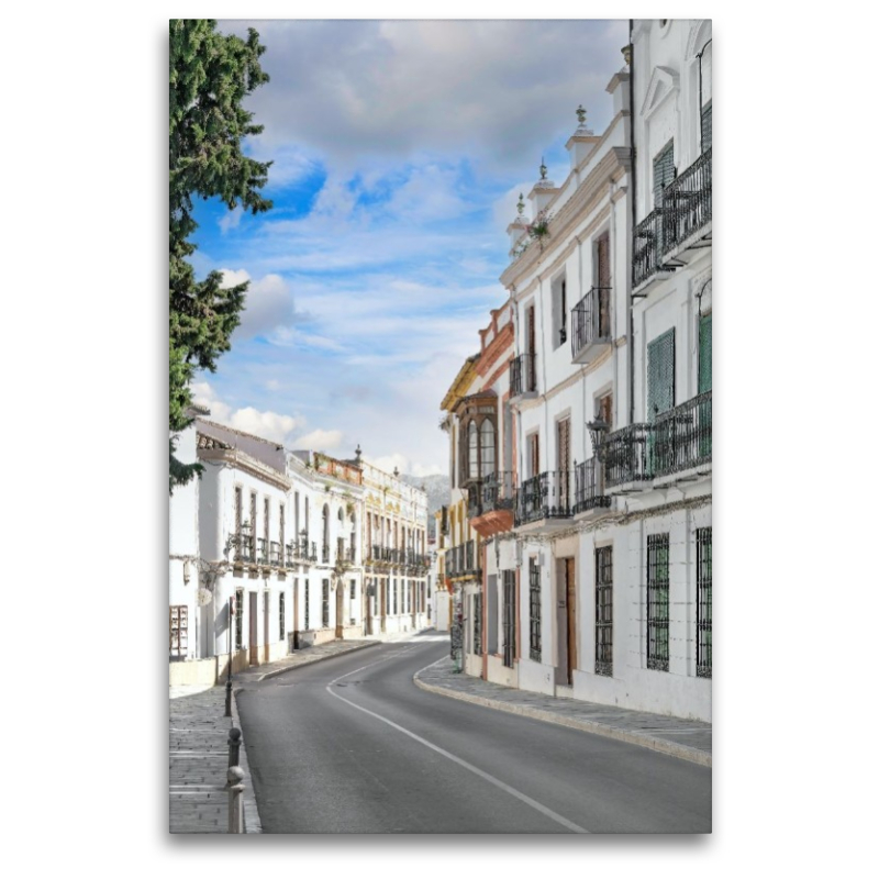 Die Hauptstraße durch die Stadt Ronda.