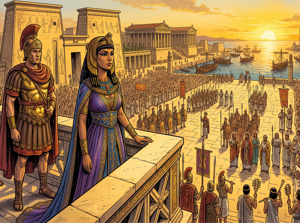 35 Jahre - Cleopatra erreicht den Höhepunkt ihrer Macht