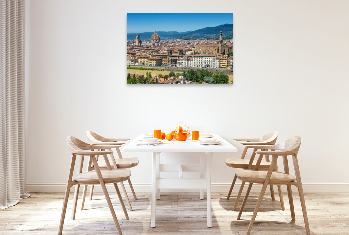 Aussicht vom Piazzale Michelangelo in Florenz