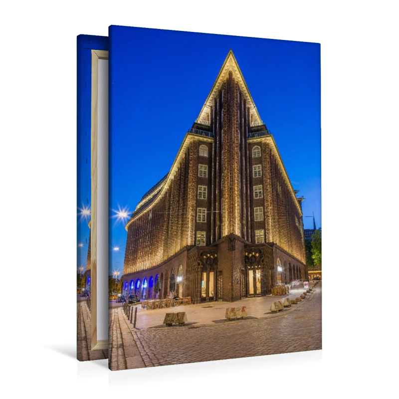 Hamburg - Das Chilehaus zur Blauen Stunde
