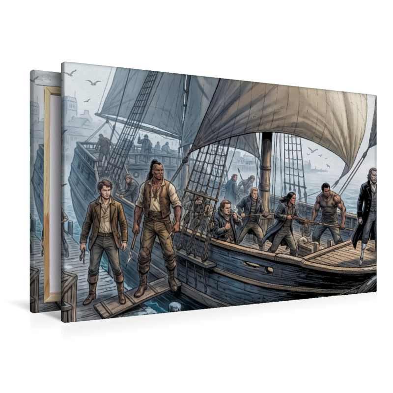 Die Pequod verlässt Nantucket mit Ahab
