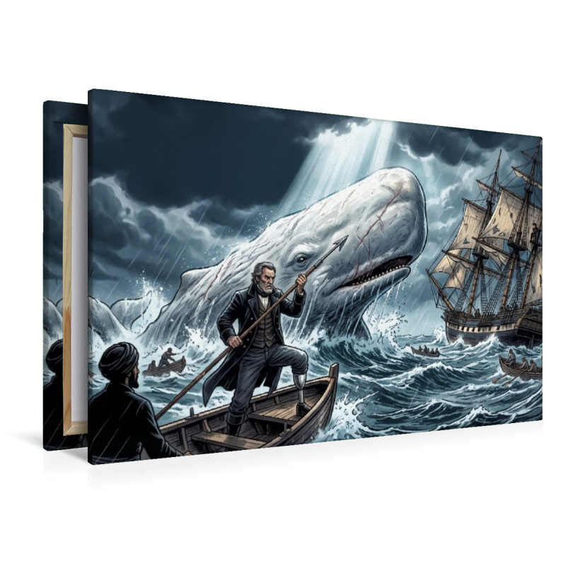 Ahab stellt sich dem weißen Wal