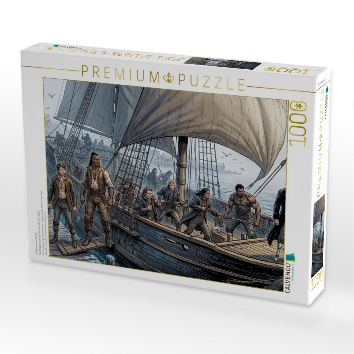 Die Pequod verlässt Nantucket mit Ahab