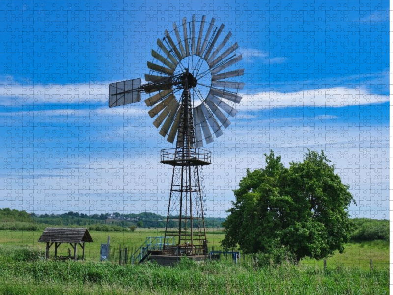 Das Windschöpfwerk Lobbe - Historische Sehenswürdigkeit