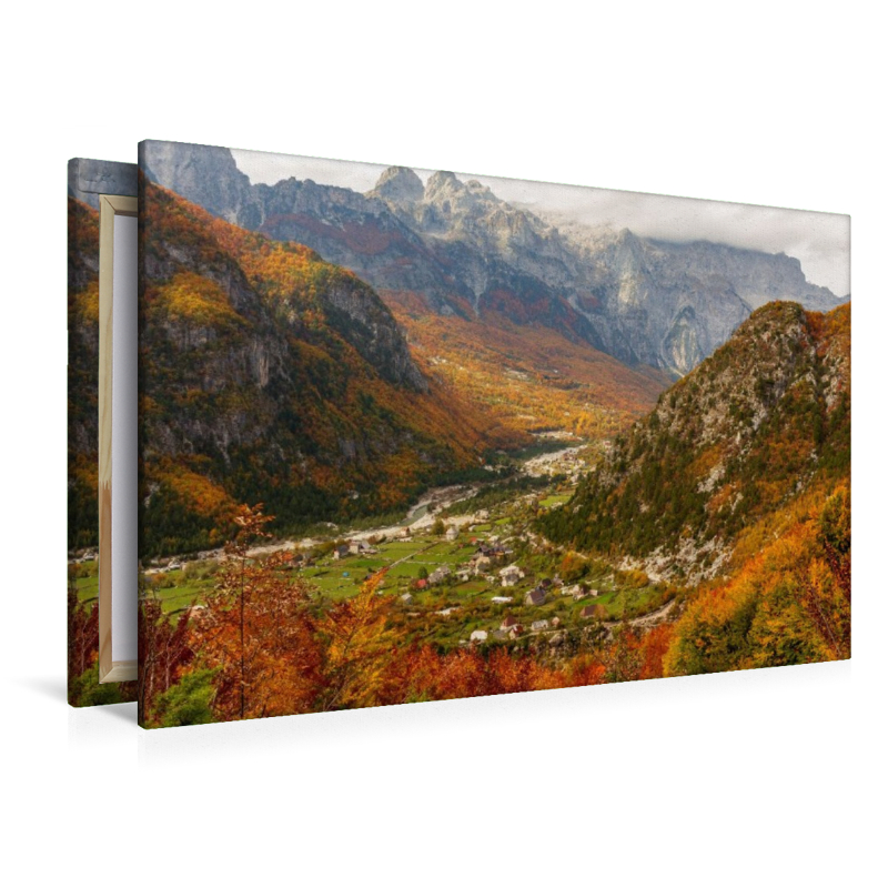 Blick auf das Thet-Tal in den Albanischen Alpen