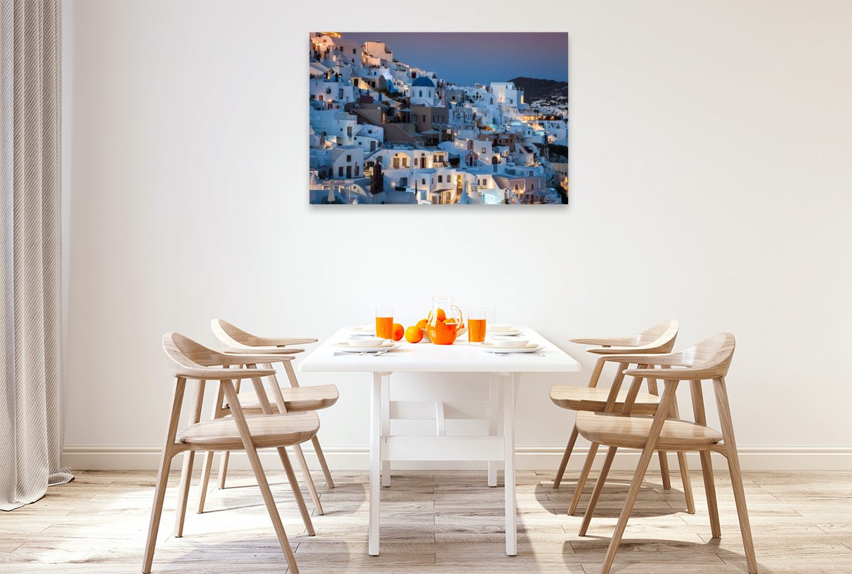 Abendstimmung in Imerovilgi, Santorini,Griechenland