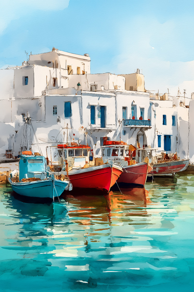 Naoussa, Paros, Griechenland