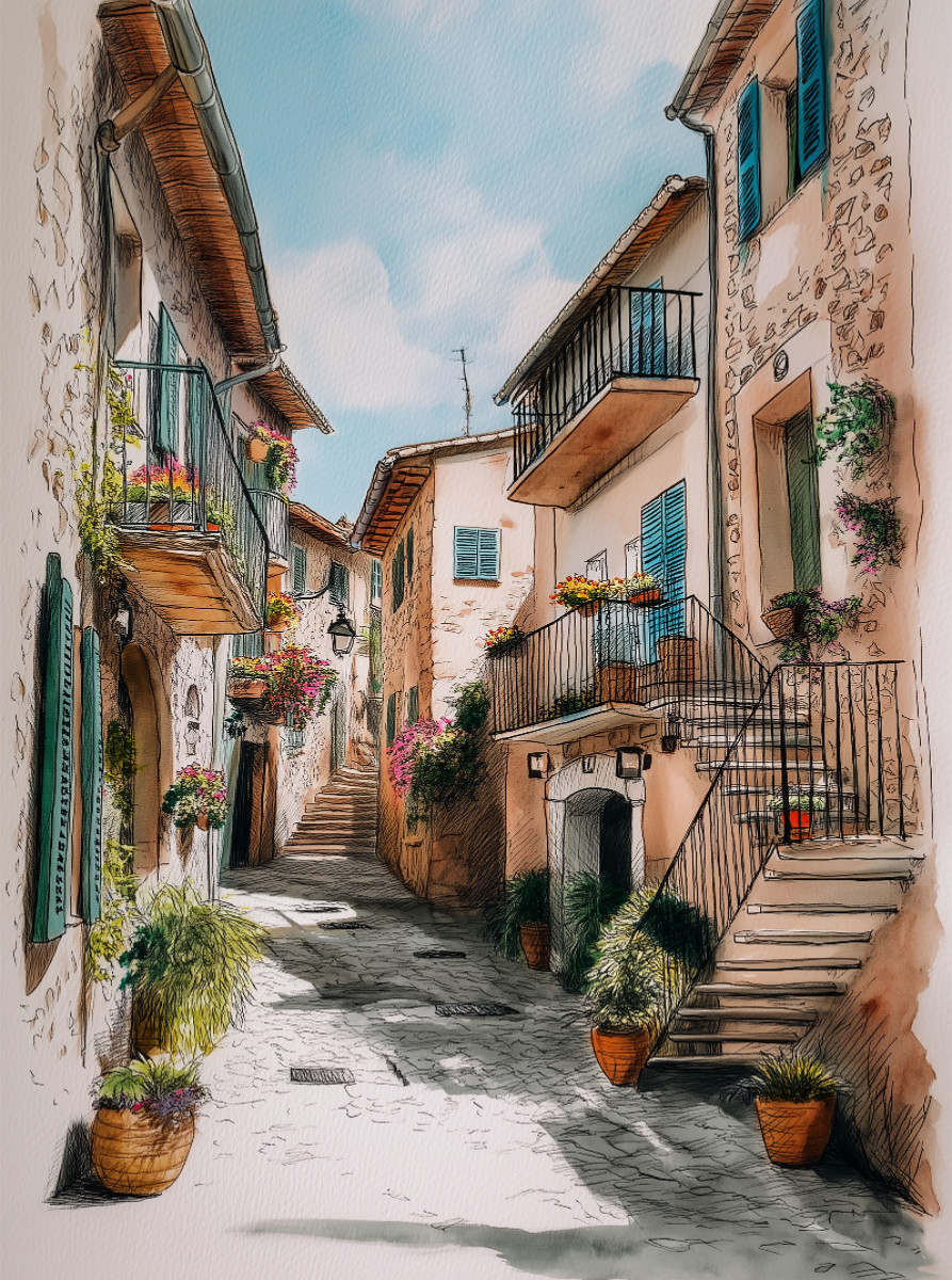 Èze, Frankreich