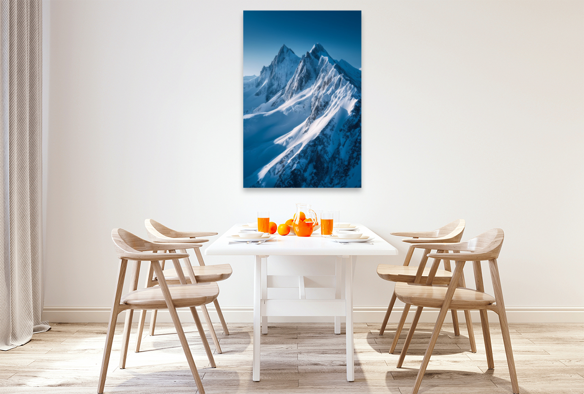 Die Berge ruhen im Atem des Winters, es ist ein Ort jenseits der Zeit