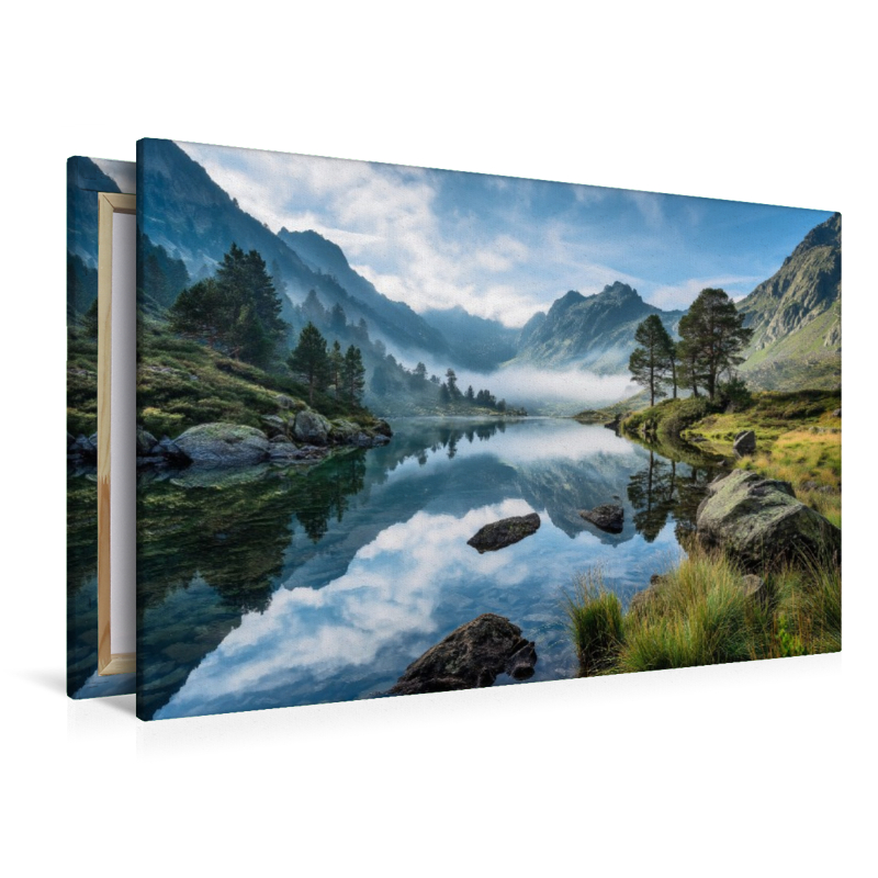 Stille Wasser tragen das Antlitz der Berge