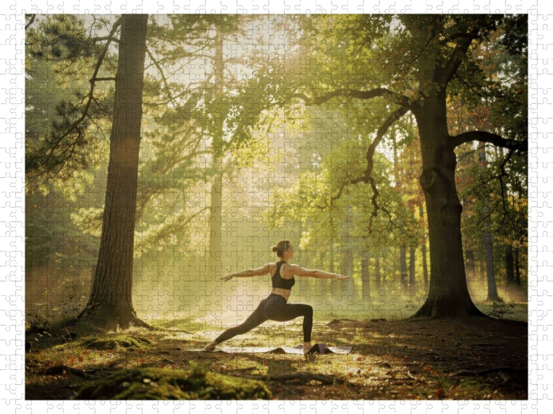 Bewege dich frei – mitten im Wald.
