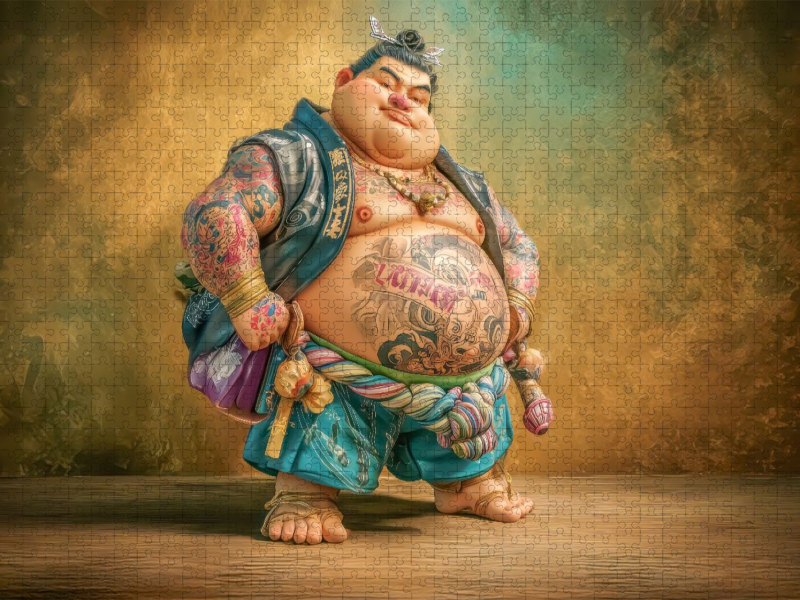 Sumoringer Karikaturen