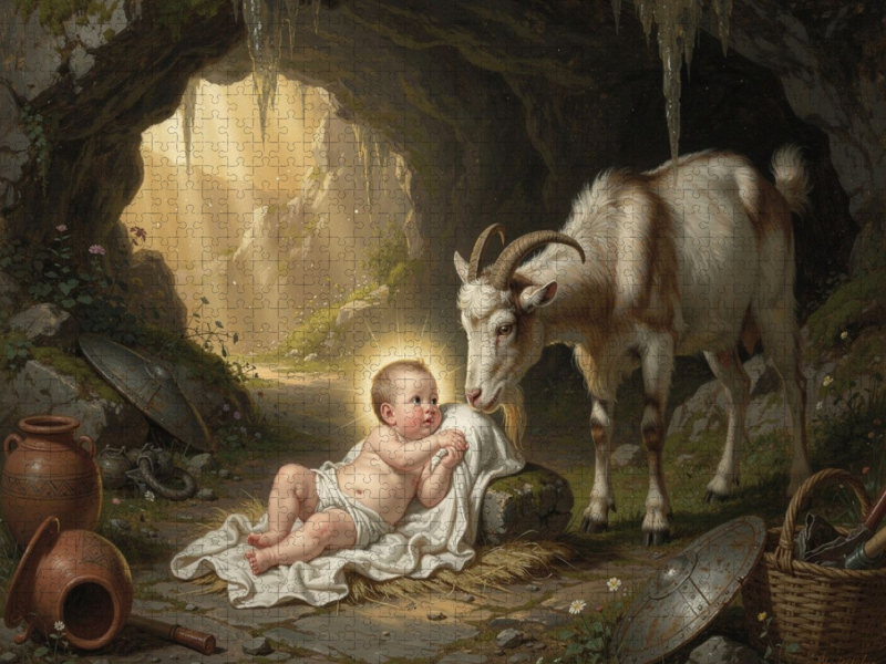 Die Geburt und Kinderjahre des Zeus