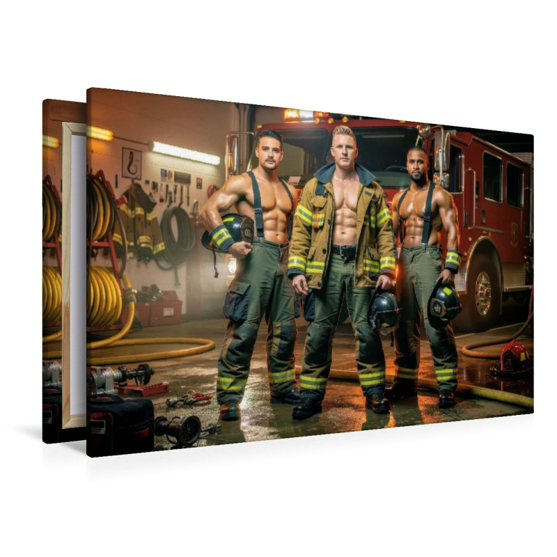 Ein Motiv aus dem Kalender Sexy Feuerwehrfrauen und Männer