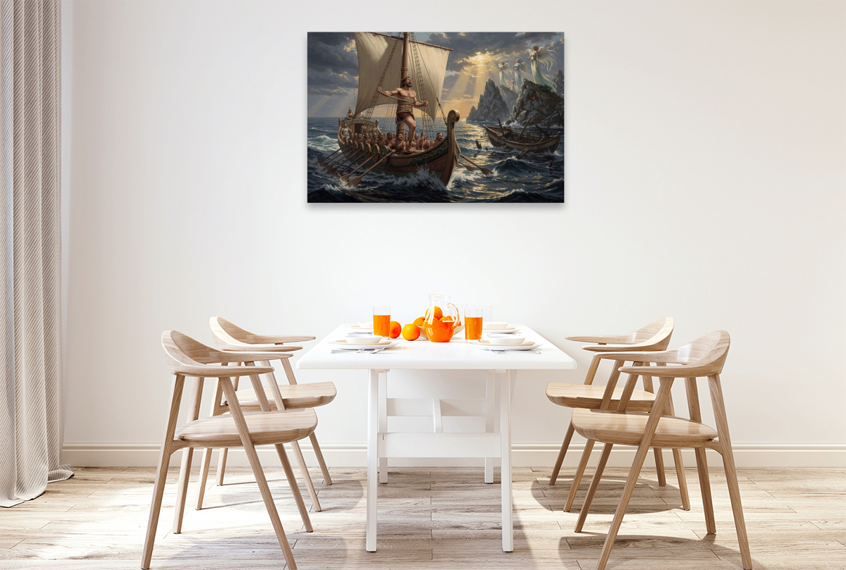 Odysseus widersteht den Sirenen