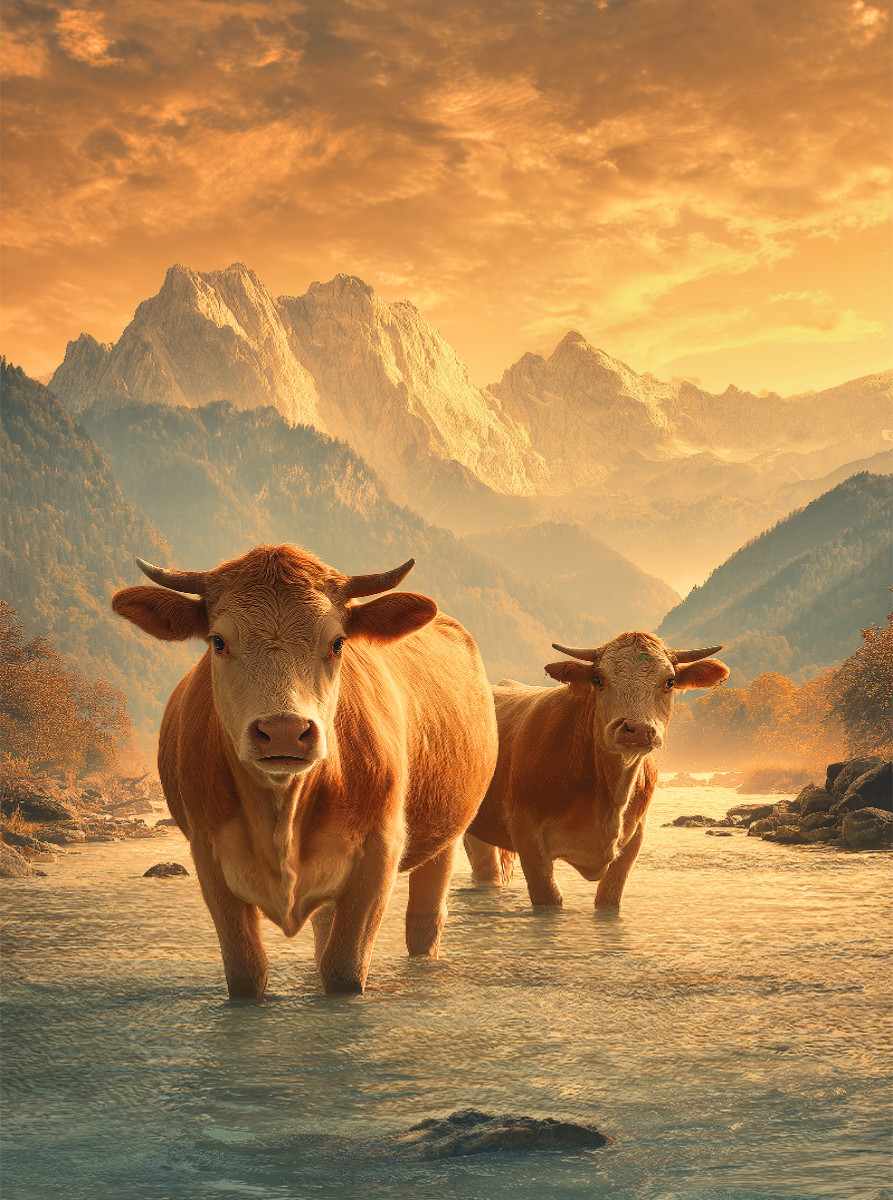 Harmonie zwischen Tier und Landschaft
