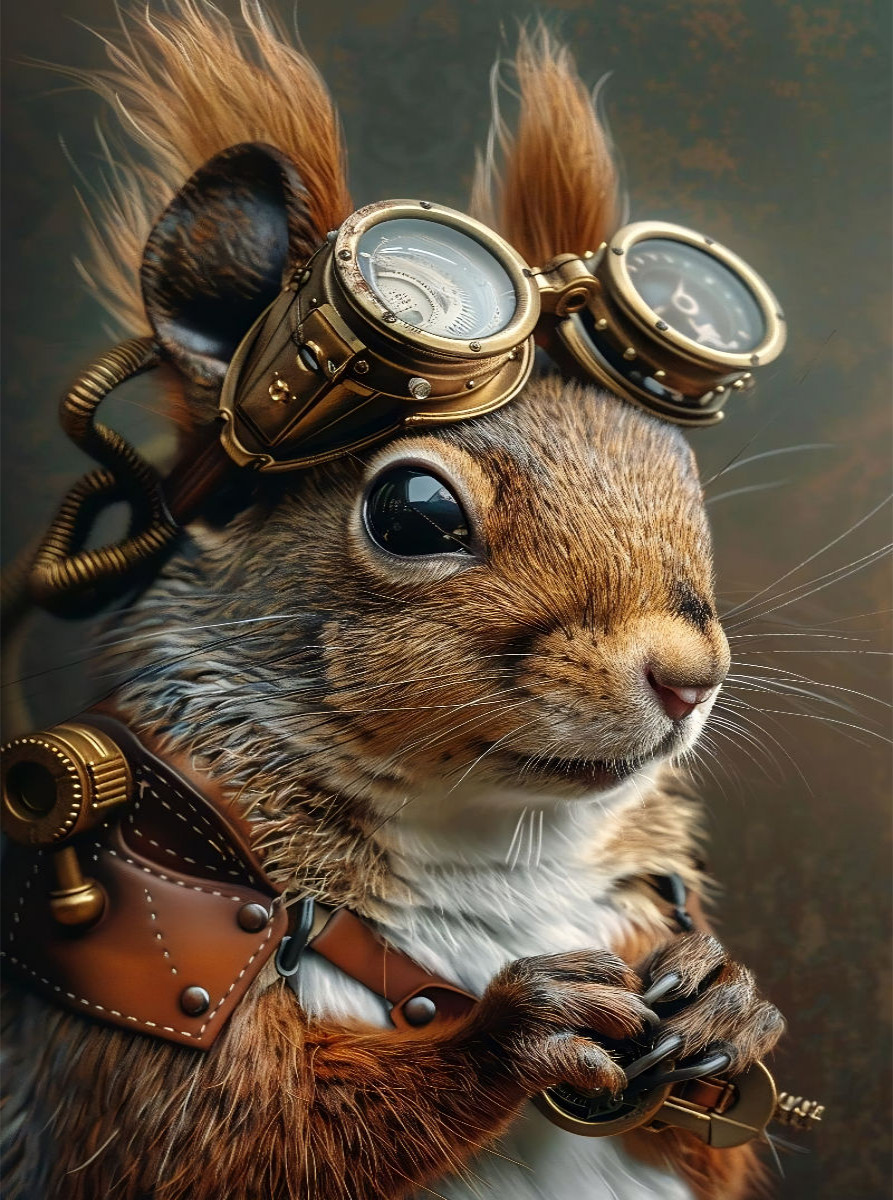 Ein Motiv aus dem Kalender 'Steampunk Fauna'