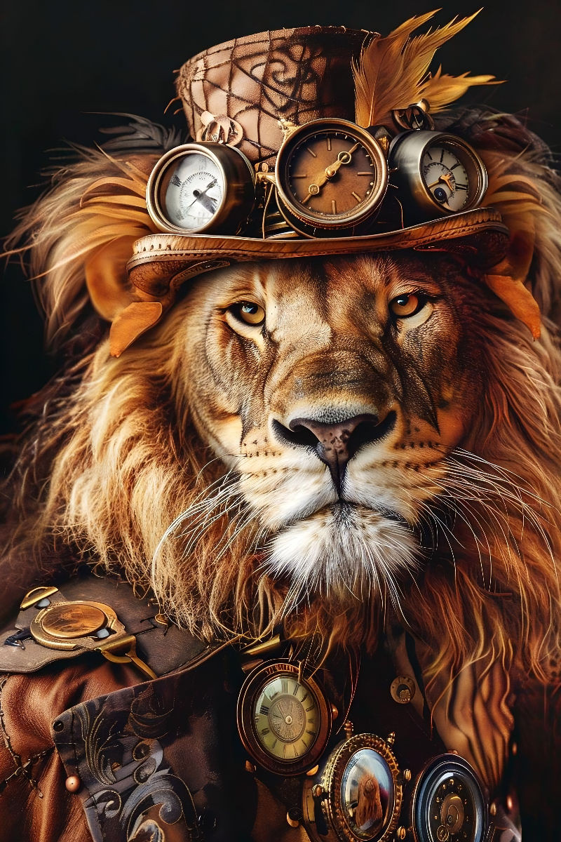 Ein Motiv aus dem Kalender 'Steampunk Fauna'