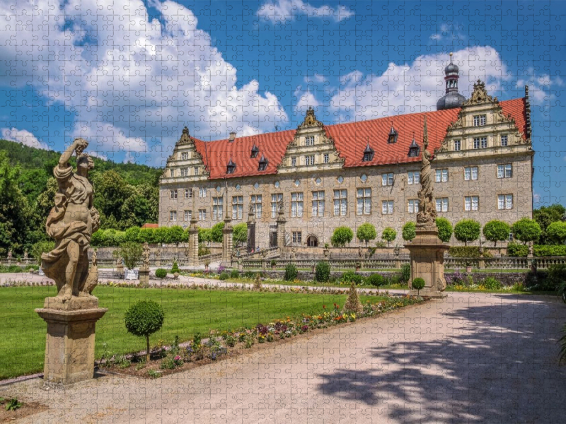 Schloss und Schlossgarten Weikersheim im Taubertal
