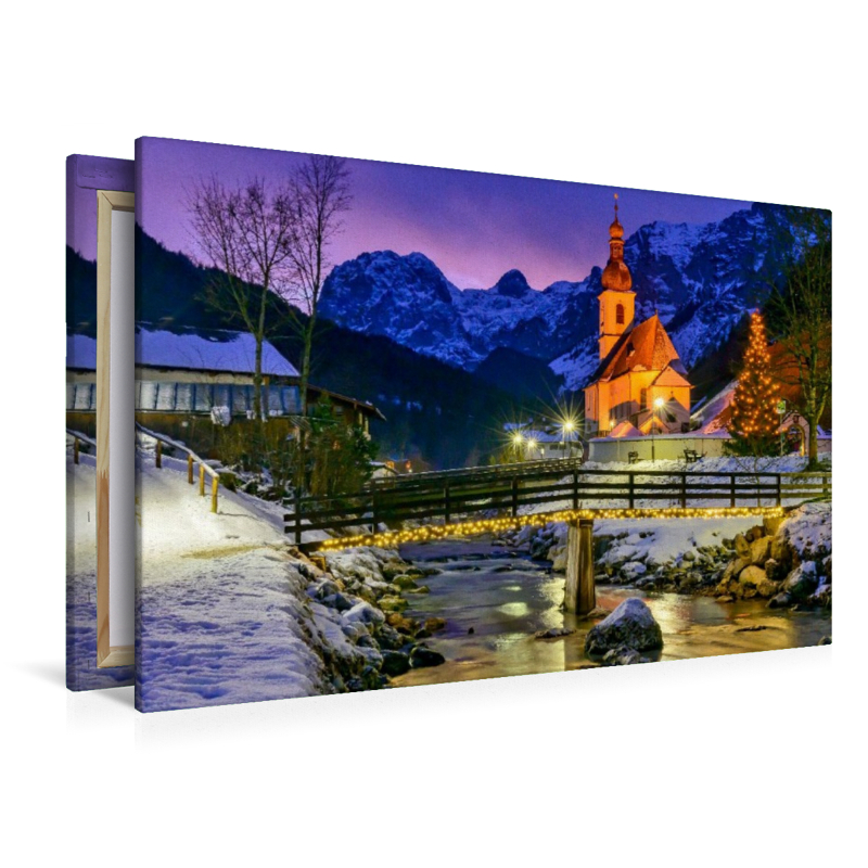 Weihnachtlicher Malerwinkel in Ramsau