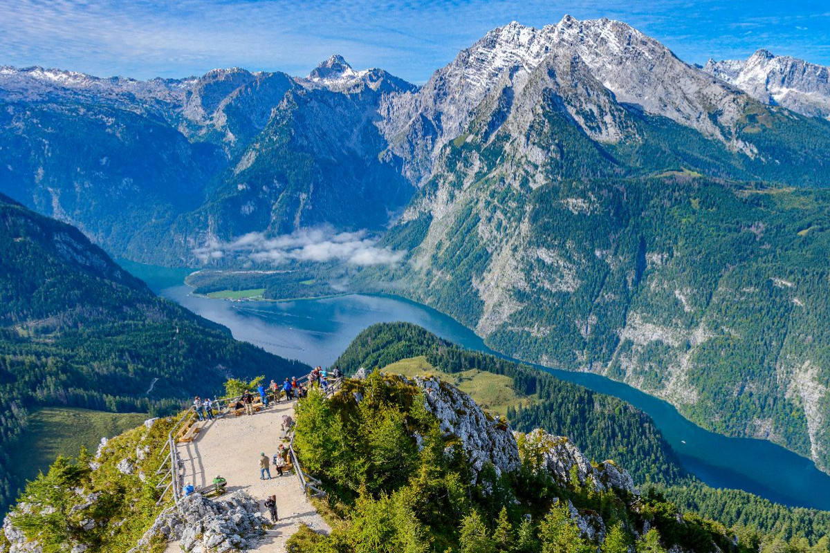 Atemberaubende Aussicht vom Gipfel des Jenner