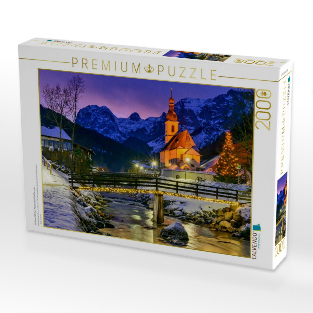 Weihnachtlicher Malerwinkel in Ramsau