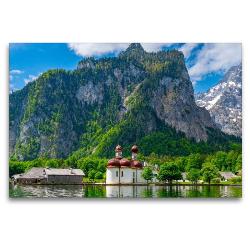St. Bartholomä am Ufer des Königssees