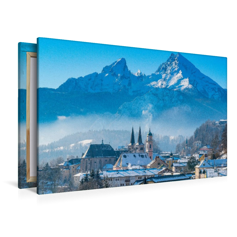 Zentrum von Berchtesgaden mit Watzmann