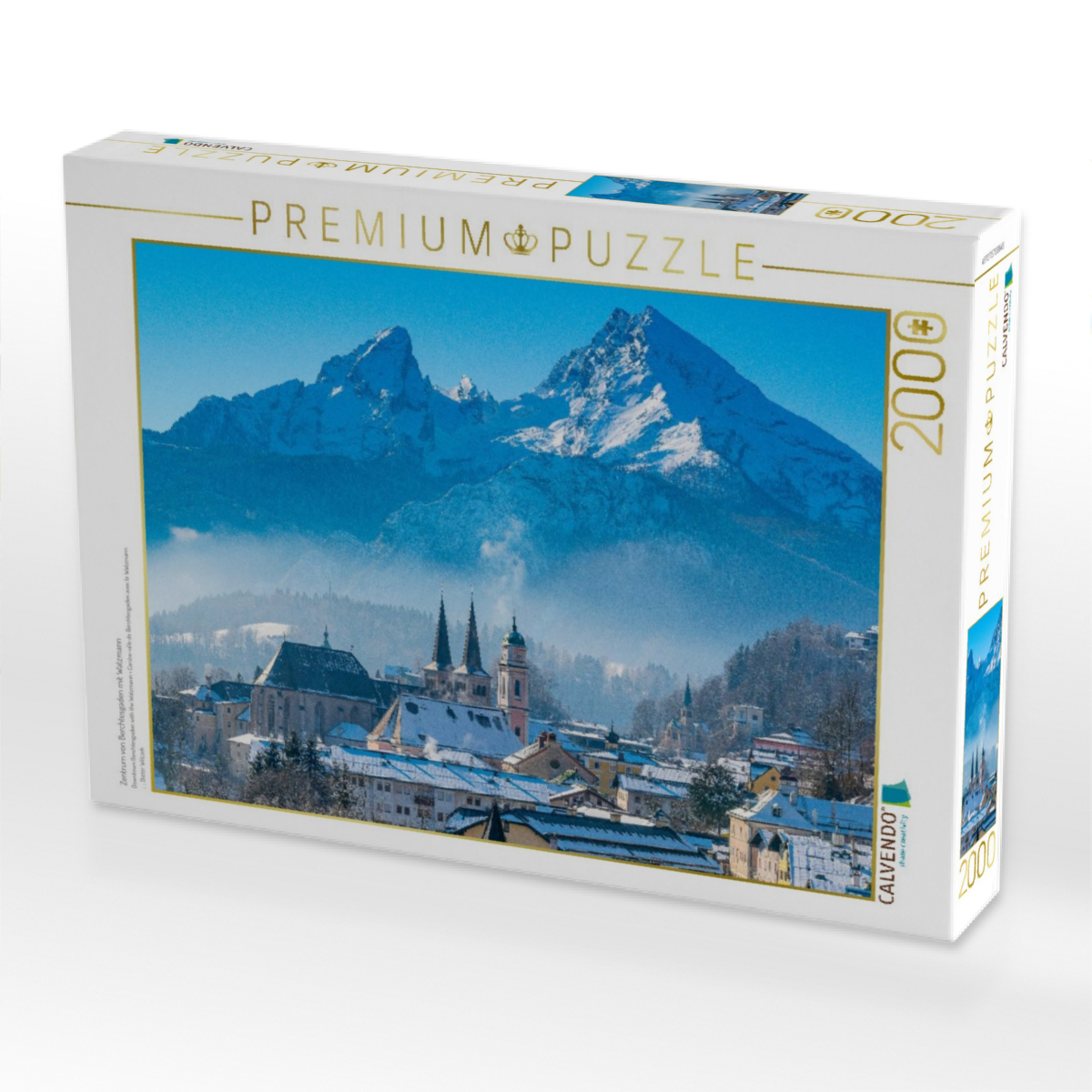 Zentrum von Berchtesgaden mit Watzmann