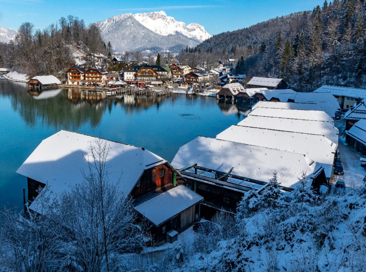 Bootshäuser am Königssee