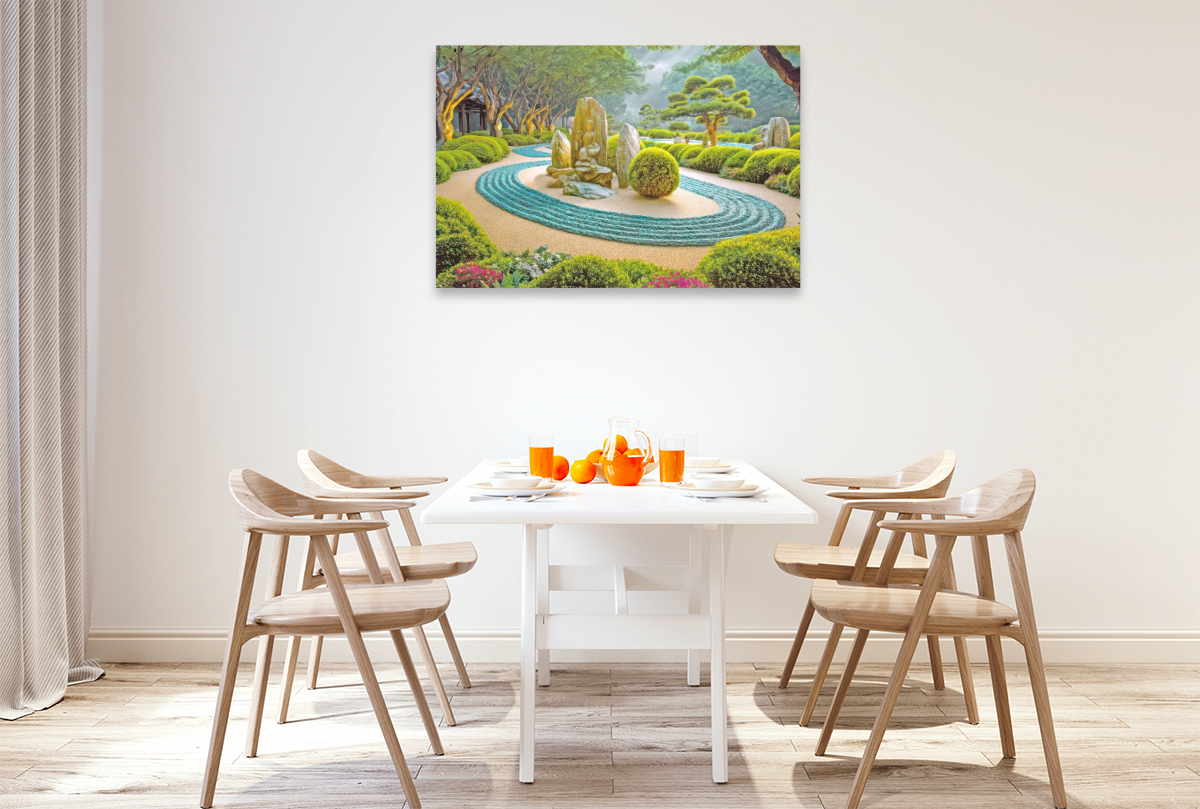 Zen - Illustrative Motive der Stille und Meditation