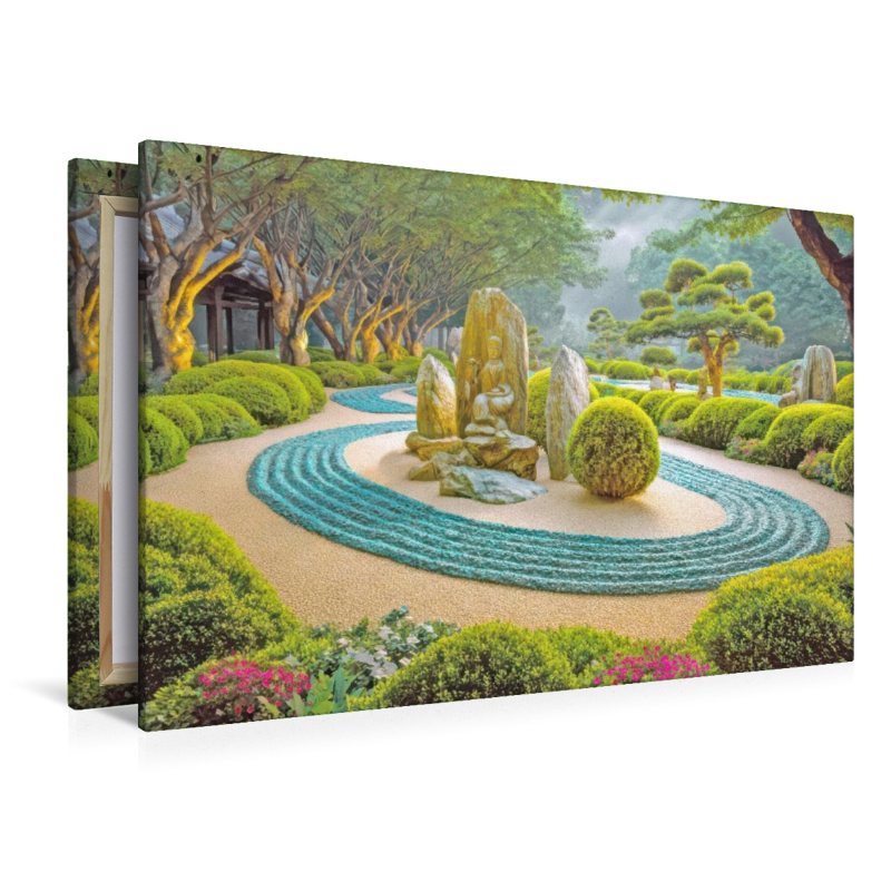 Zen - Illustrative Motive der Stille und Meditation