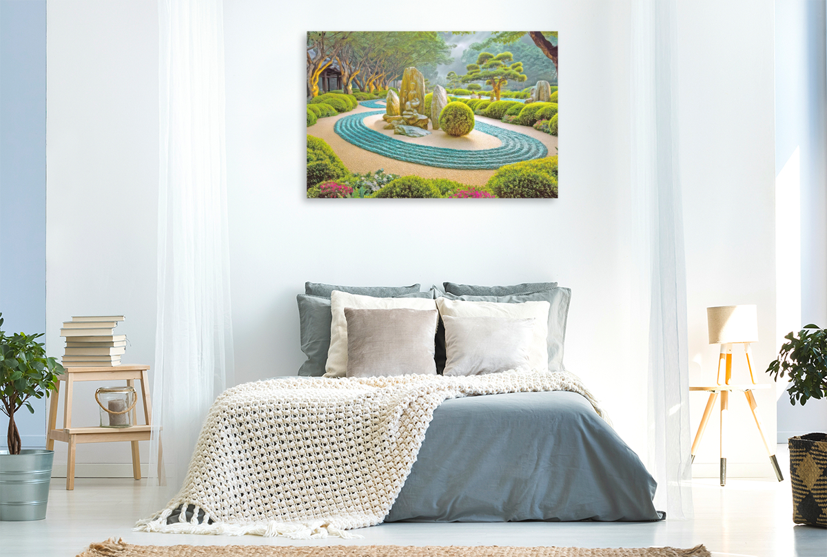 Zen - Illustrative Motive der Stille und Meditation