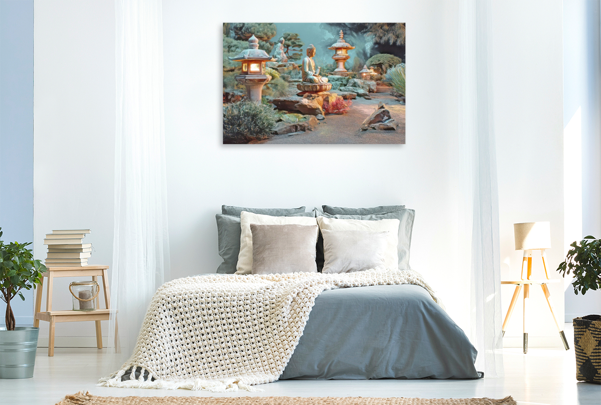 Zen - Illustrative Motive der Stille und Meditation