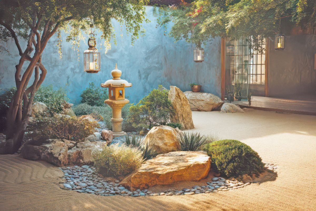 Zen - Illustrative Motive der Stille und Meditation