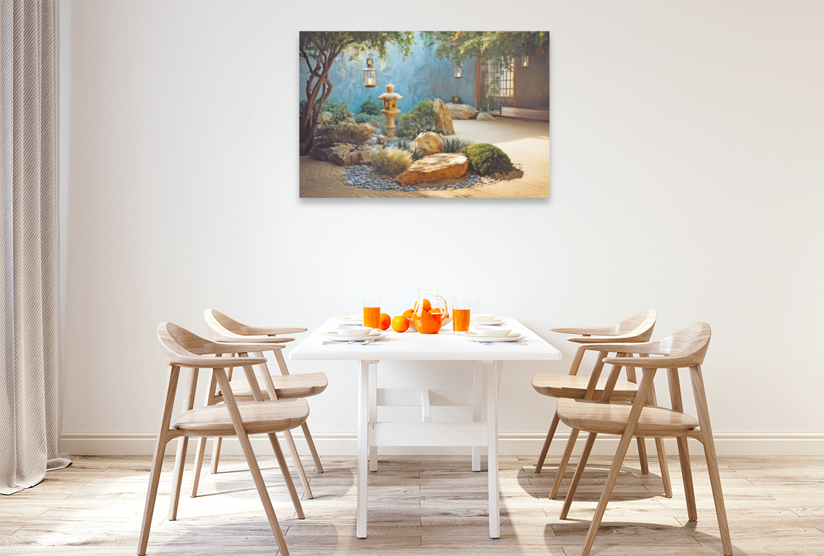Zen - Illustrative Motive der Stille und Meditation