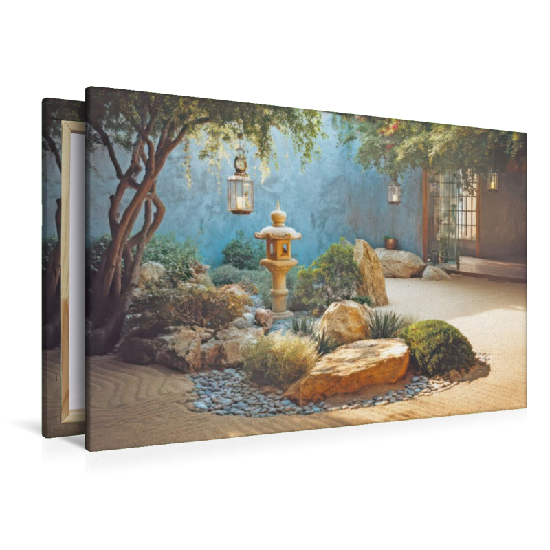 Zen - Illustrative Motive der Stille und Meditation