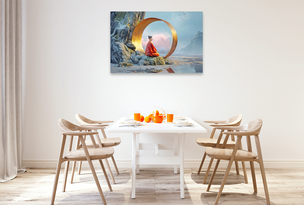 Zen - Illustrative Motive der Stille und Meditation