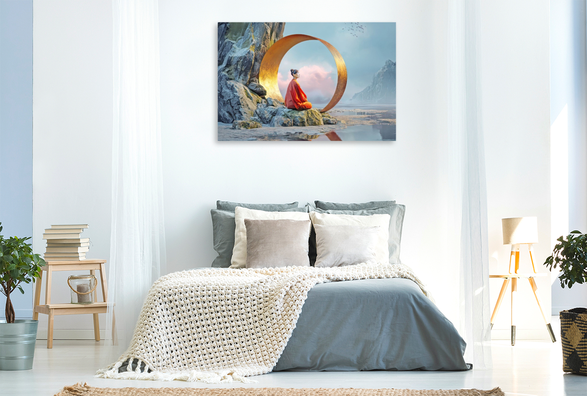Zen - Illustrative Motive der Stille und Meditation