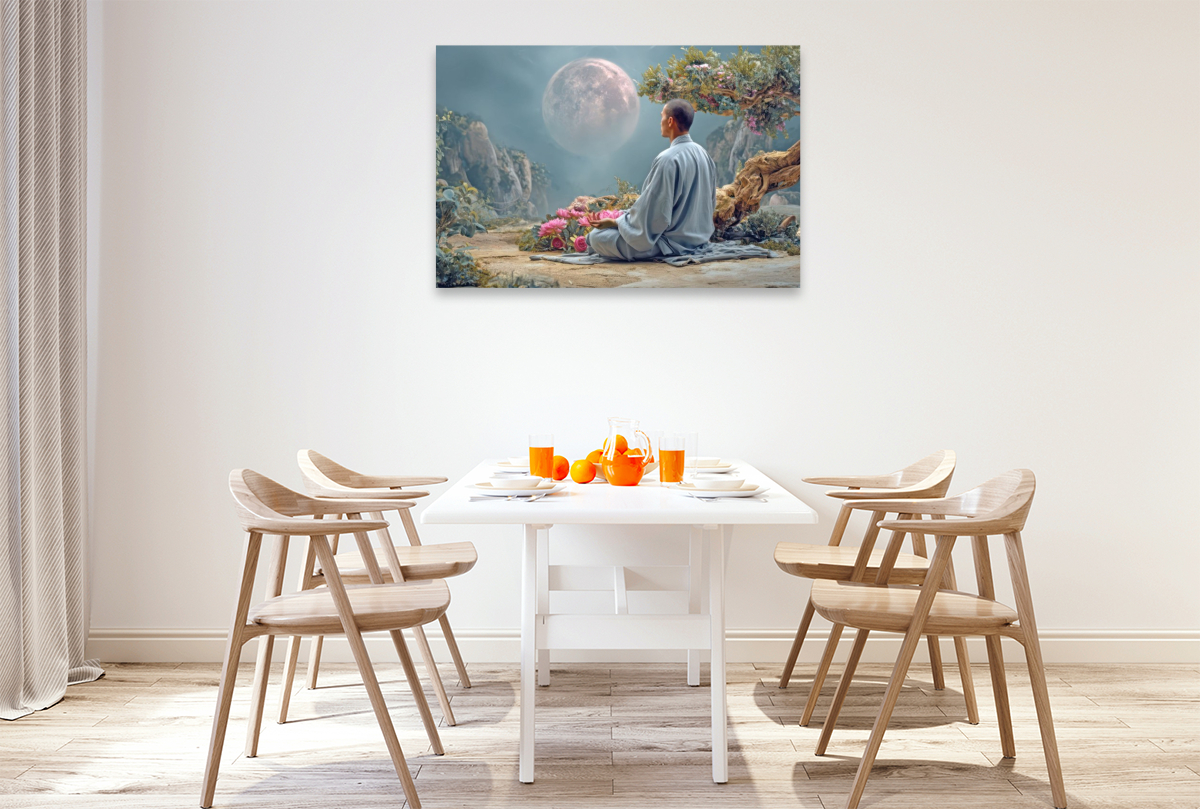 Zen - Illustrative Motive der Stille und Meditation