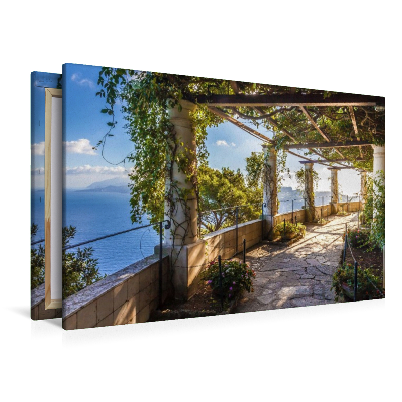 Laubengang im Garten der Villa San Michele, Capri