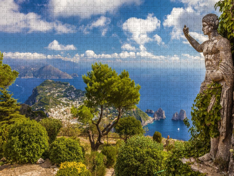 Monte Solaro mit Augustus-Statue auf Capri