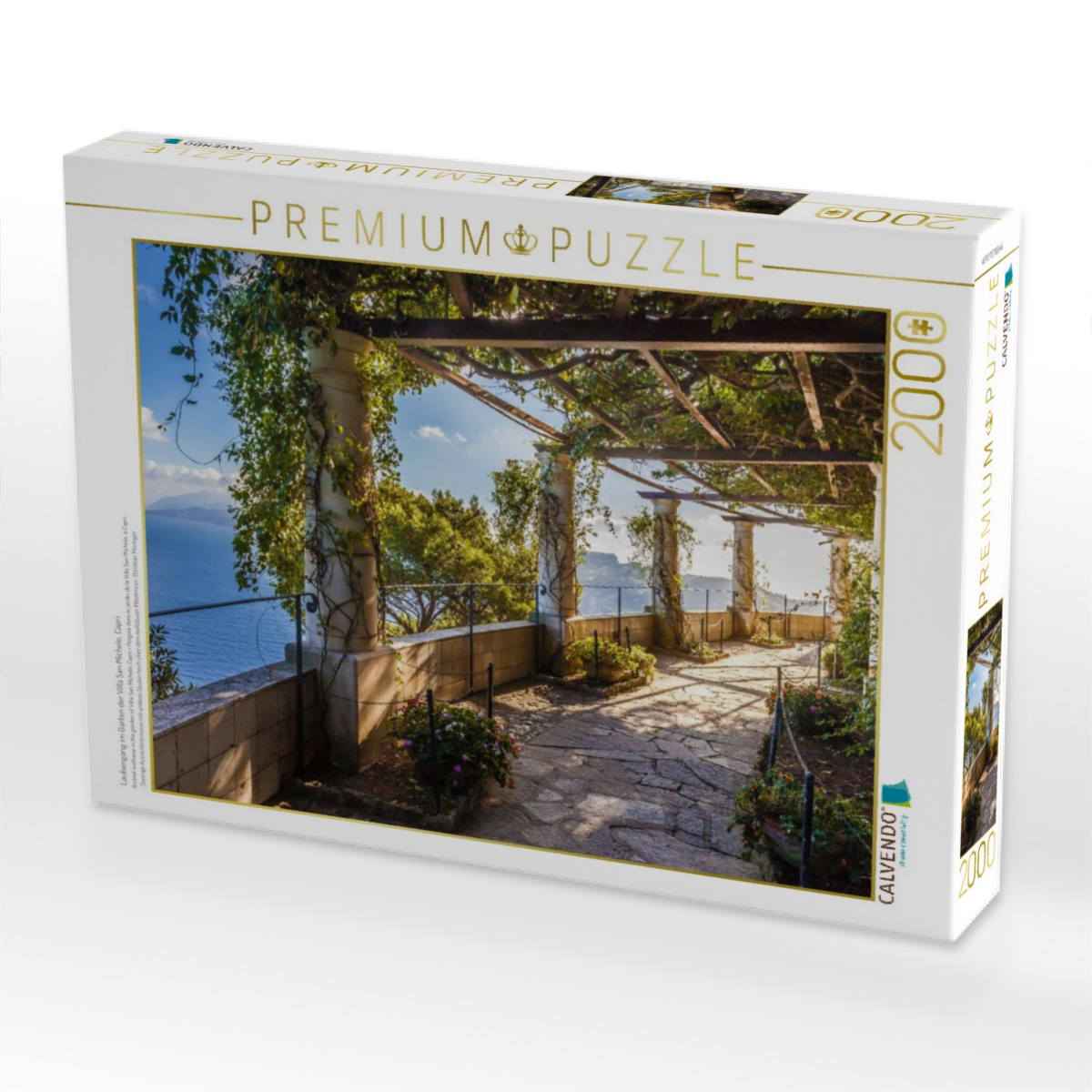 Laubengang im Garten der Villa San Michele, Capri
