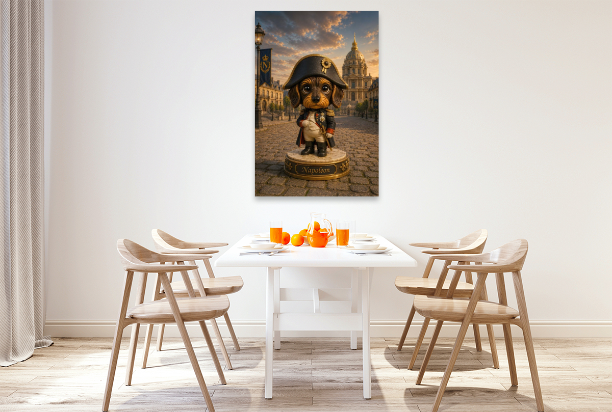 Dackel als Napoleon Bonaparte