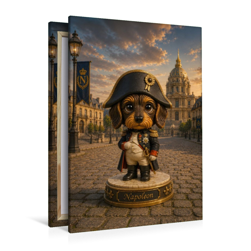 Dackel als Napoleon Bonaparte